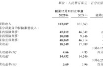 中国再保：2025年实现保险服务收入1030.87亿元，同比增长1.7%