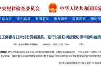 中国工商银行甘肃分行副行长吕红晓主动投案