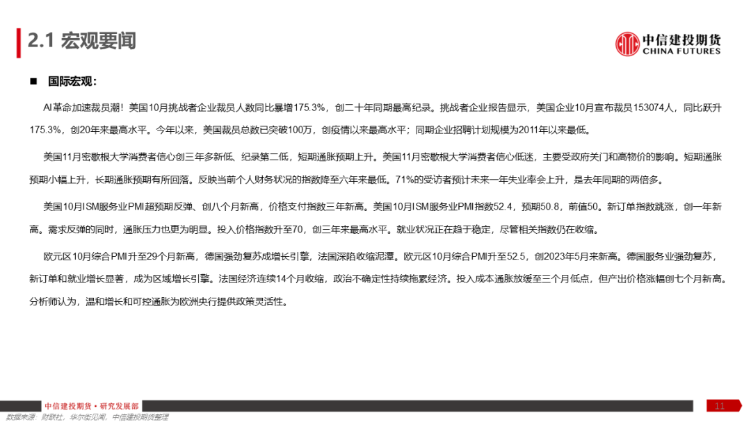 铝产业链周报|降息预期反复,沪铝涨幅趋缓 第13张 铝产业链周报|降息预期反复,沪铝涨幅趋缓 第13张