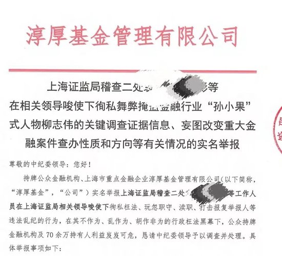 “三次对抗监管”的淳厚基金，内斗闹剧终于落幕  第2张