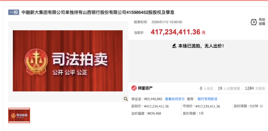“清不动的”老股东?山西银行4.16亿股“流拍”! 第2张 “清不动的”老股东?山西银行4.16亿股“流拍”! 第2张