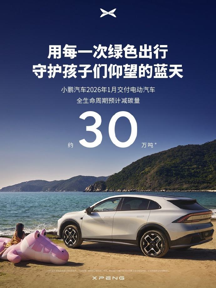 小鹏汽车1月交付20011台 第二代VLA将于第一季度向用户推送  第3张