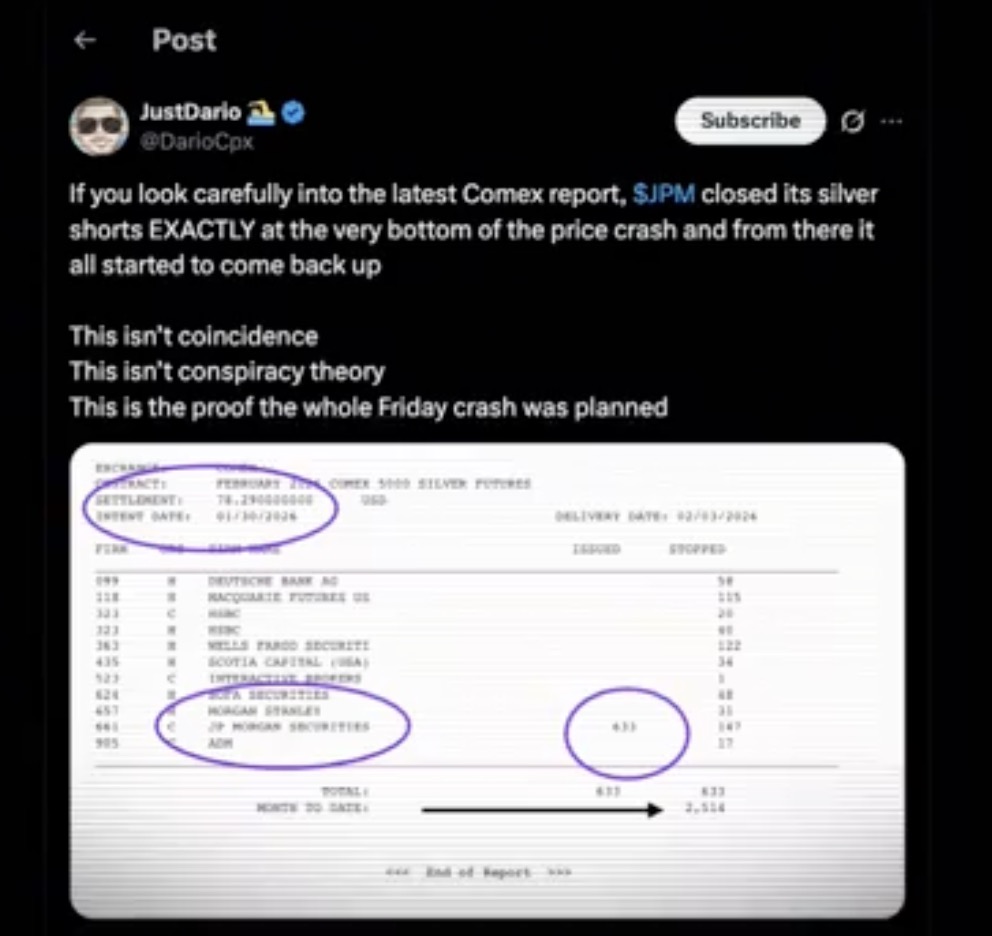 这次白银暴跌是人为操纵的? 第4张 这次白银暴跌是人为操纵的? 第4张