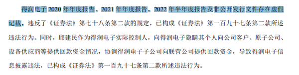 两份罚单,两人辞职:ST得润、ST百灵双双收行政处罚决定书 第3张 两份罚单,两人辞职:ST得润、ST百灵双双收行政处罚决定书 第3张